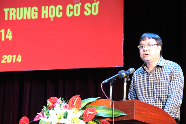 Trưởng phòng Giáo dục Quận Tây Hồ Lê Hồng Vũ